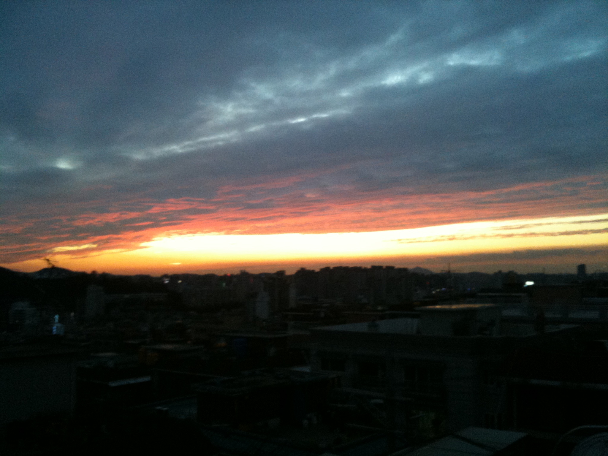 11년도 빌라 옥상에서